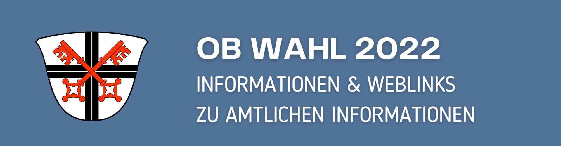 OB Wahl 2022 Banner