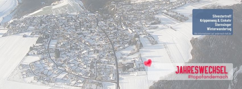 Bannerbild Jahreswechsel 2025 2026 in Kell