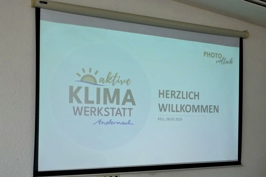 Impressionen vom Informationsabend "Balkonkraftwerke und Batteriespeicher" im Bürgerhaus Kell