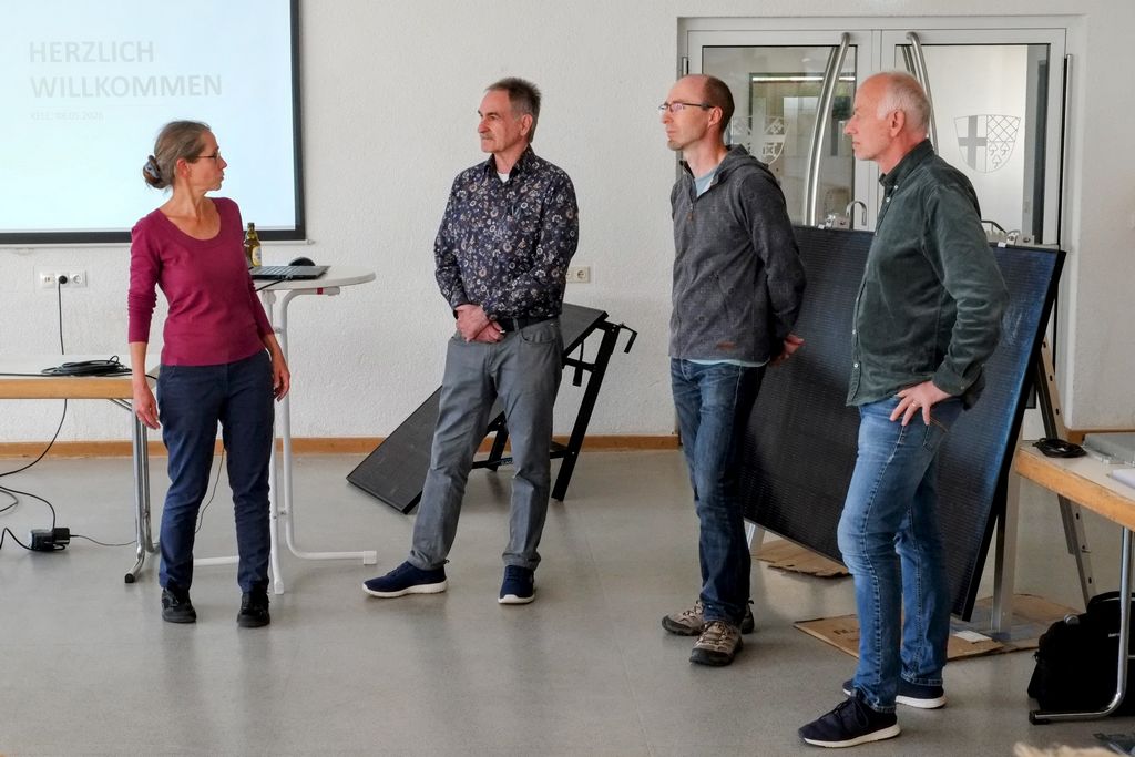 Impressionen vom Informationsabend "Balkonkraftwerke und Batteriespeicher" im Bürgerhaus Kell