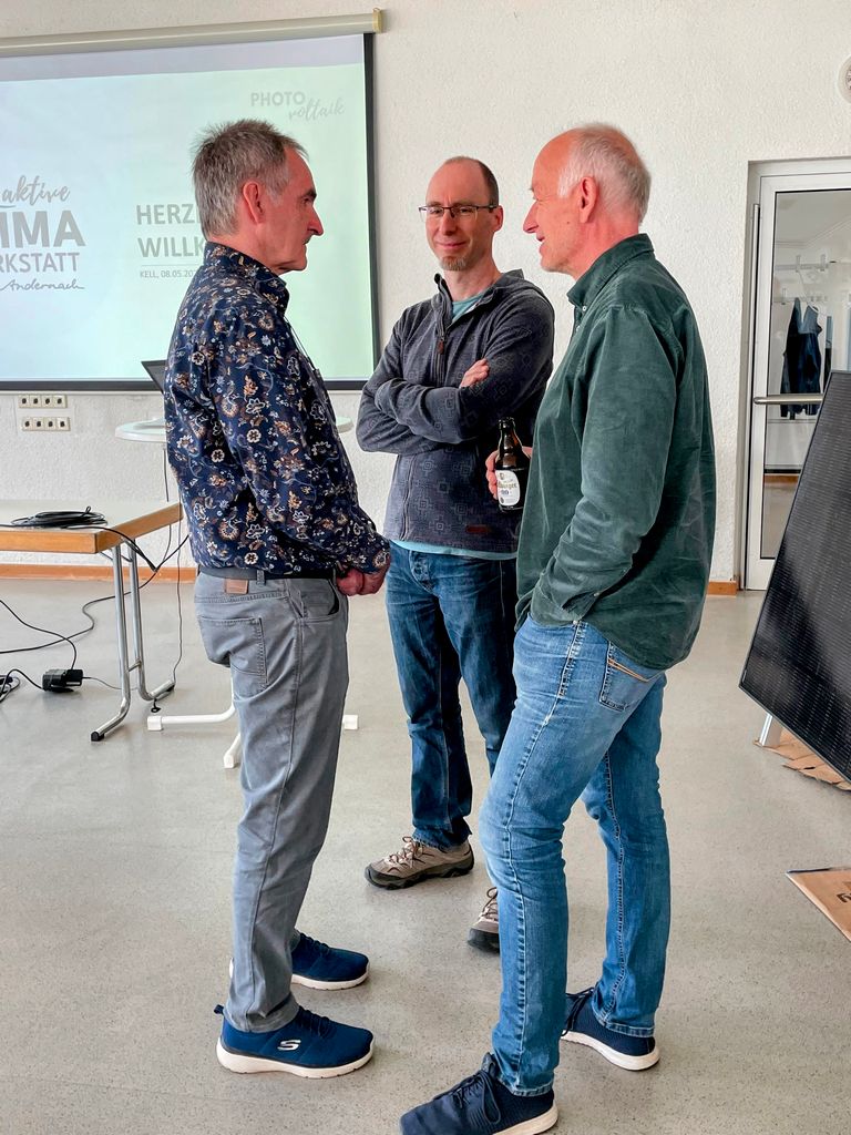 Impressionen vom Informationsabend "Balkonkraftwerke und Batteriespeicher" im Bürgerhaus Kell