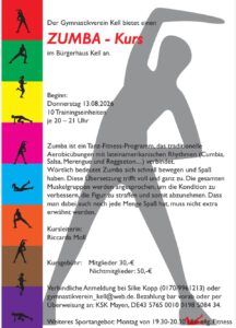 GymPlakat 2026-3 Zumba