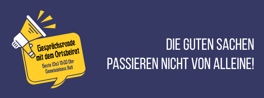 Titelbild Blogbeitrag: Bürgerdialog des Ortsbeirat Kell